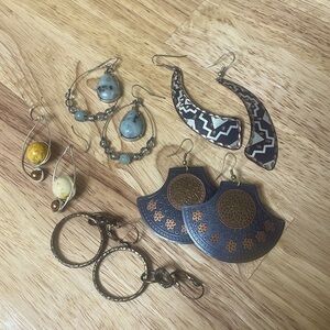 Six Pairs of Earrings